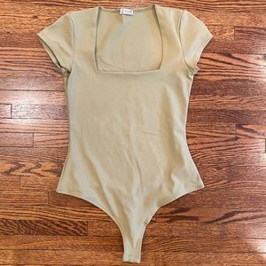 Free People Fair and Square Neck Duo Bodysuit